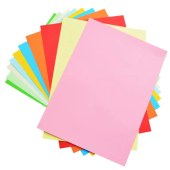 混彩卡纸 A4彩色纸 颜色随机（100张/包）（10包起售，偏远区域下单请电话咨询）