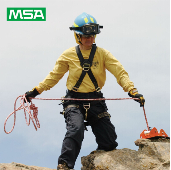 梅思安/MSA SRP508760150营救绳 直径11毫米尼龙材质载荷2498kg黑色(绳长45米/1条) （偏远区域下单请电话咨询）