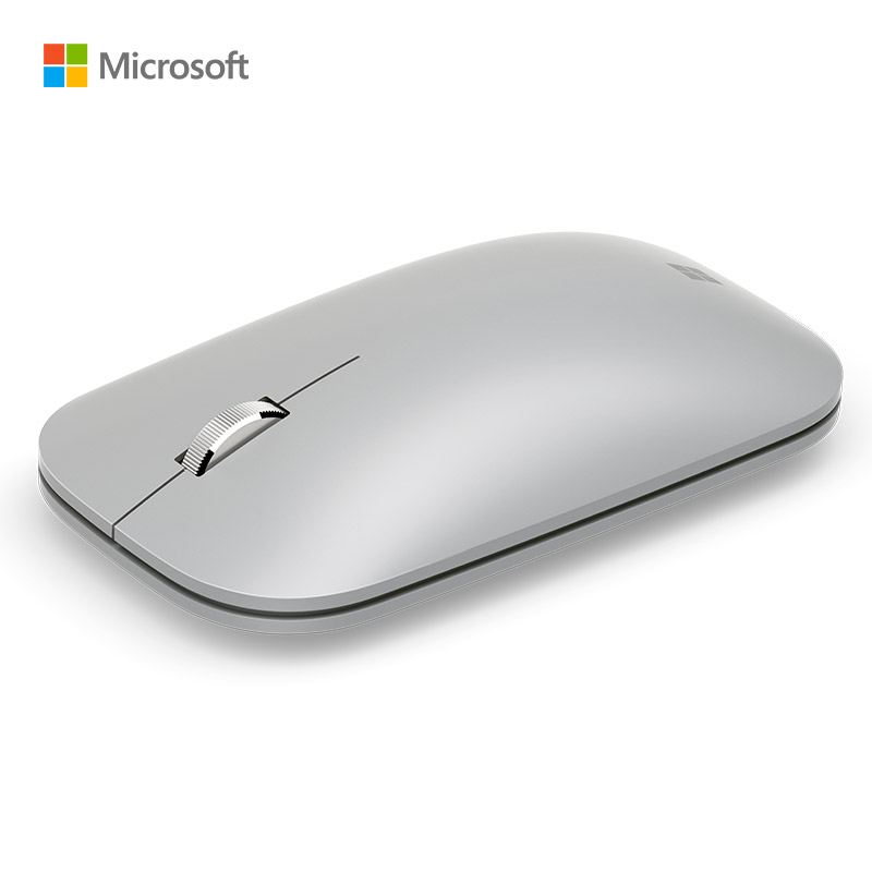 微软（Microsoft）Surface Mobile便携鼠标 （亮铂金）（偏远区域下单请电话咨询）